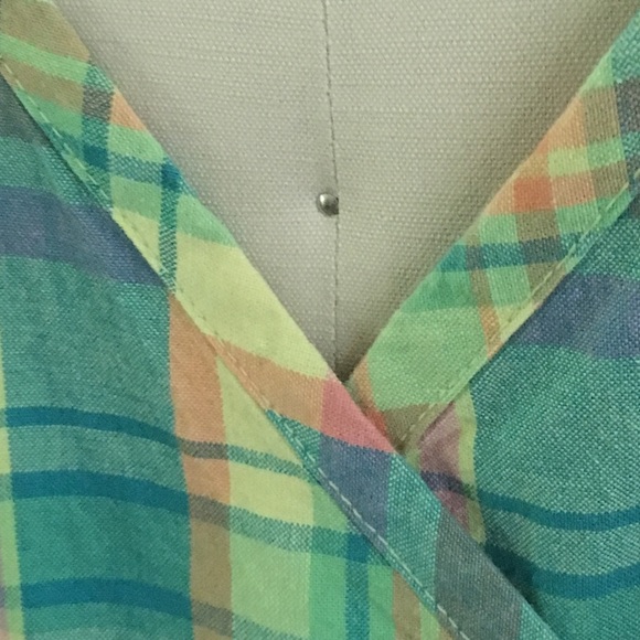 Vintage “Khakis International Design” Plaid Dress - Picture 5 of 7